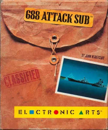 688 Attack Sub box cover front